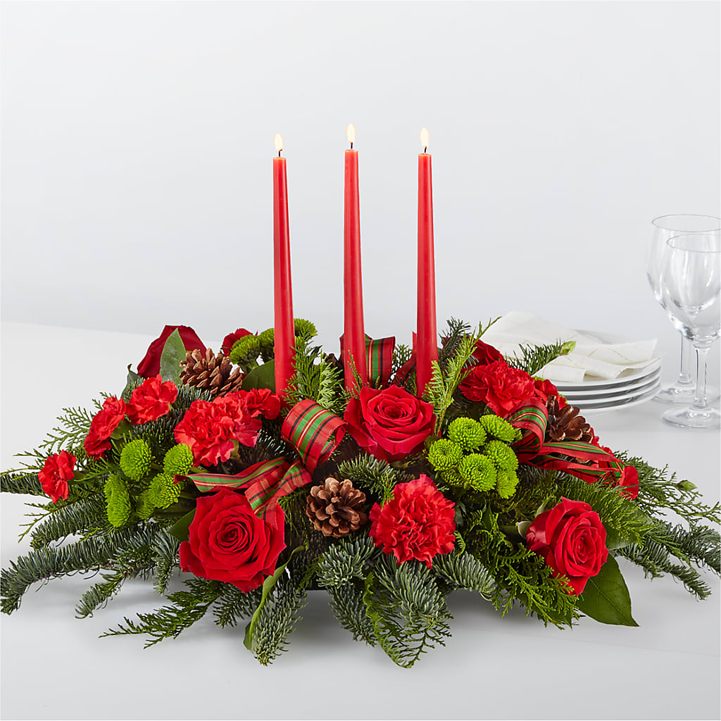 By the Candlelight Centerpiece – The Rusty Willow, Grove OK