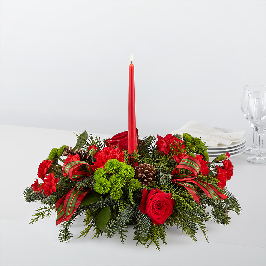 By the Candlelight Centerpiece – The Rusty Willow, Grove OK