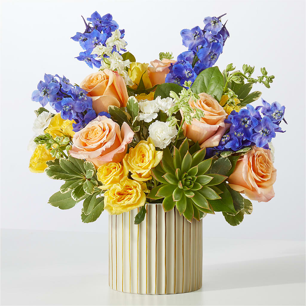 Cobalt Reverie Bouquet – The Rusty Willow, Grove OK
