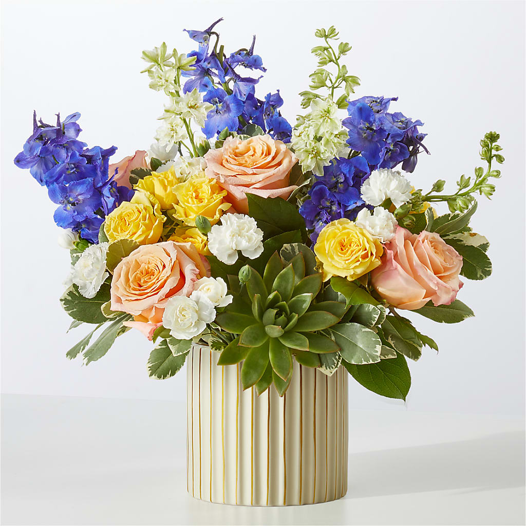 Cobalt Reverie Bouquet – The Rusty Willow, Grove OK