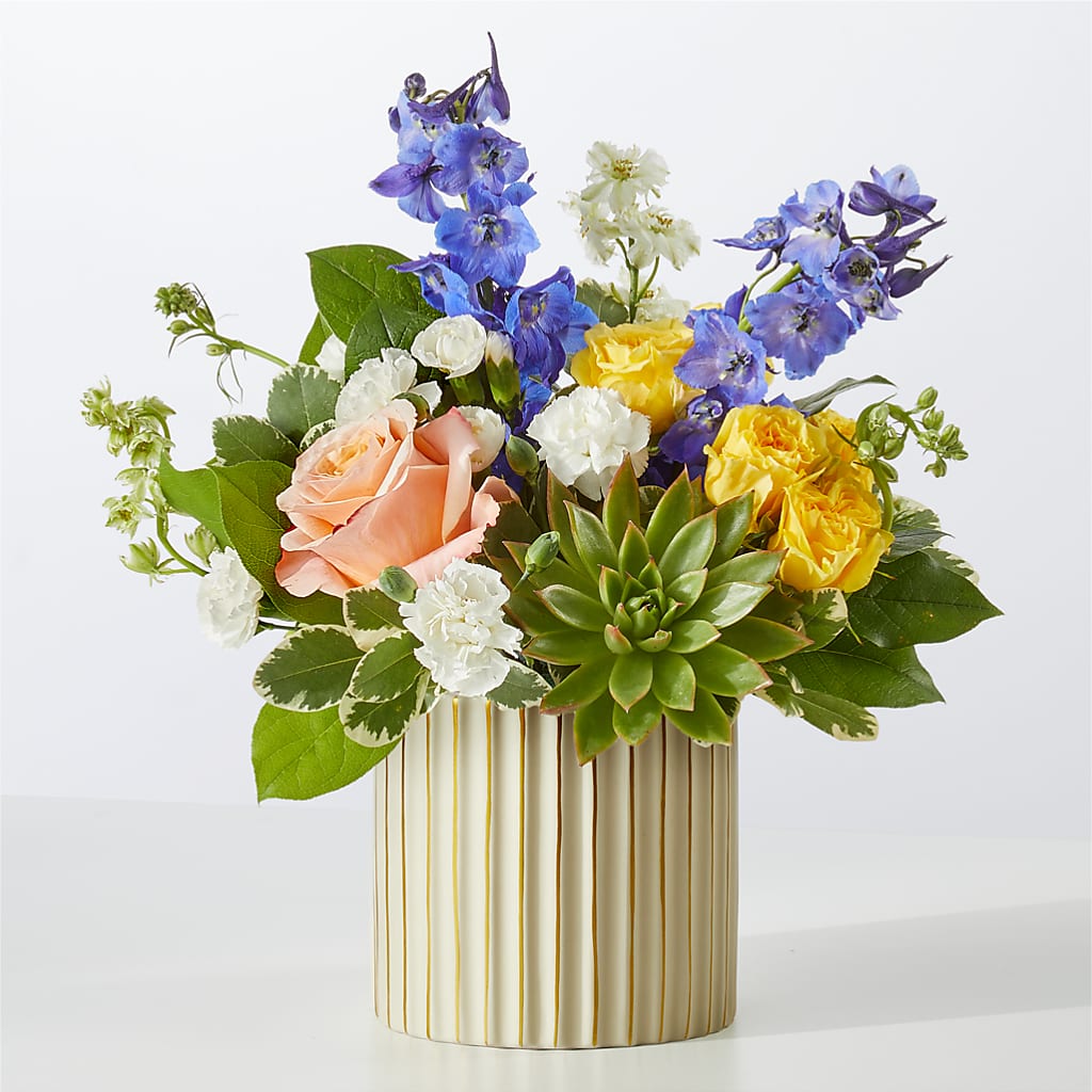Cobalt Reverie Bouquet – The Rusty Willow, Grove OK
