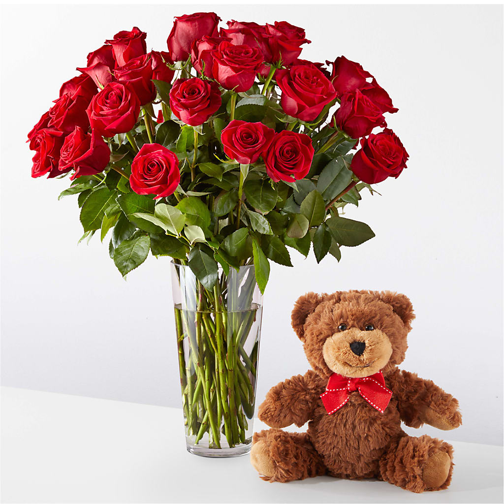 Romantic Long Stem Red Rose Bouquet Bundles – The Rusty Willow, Grove OK