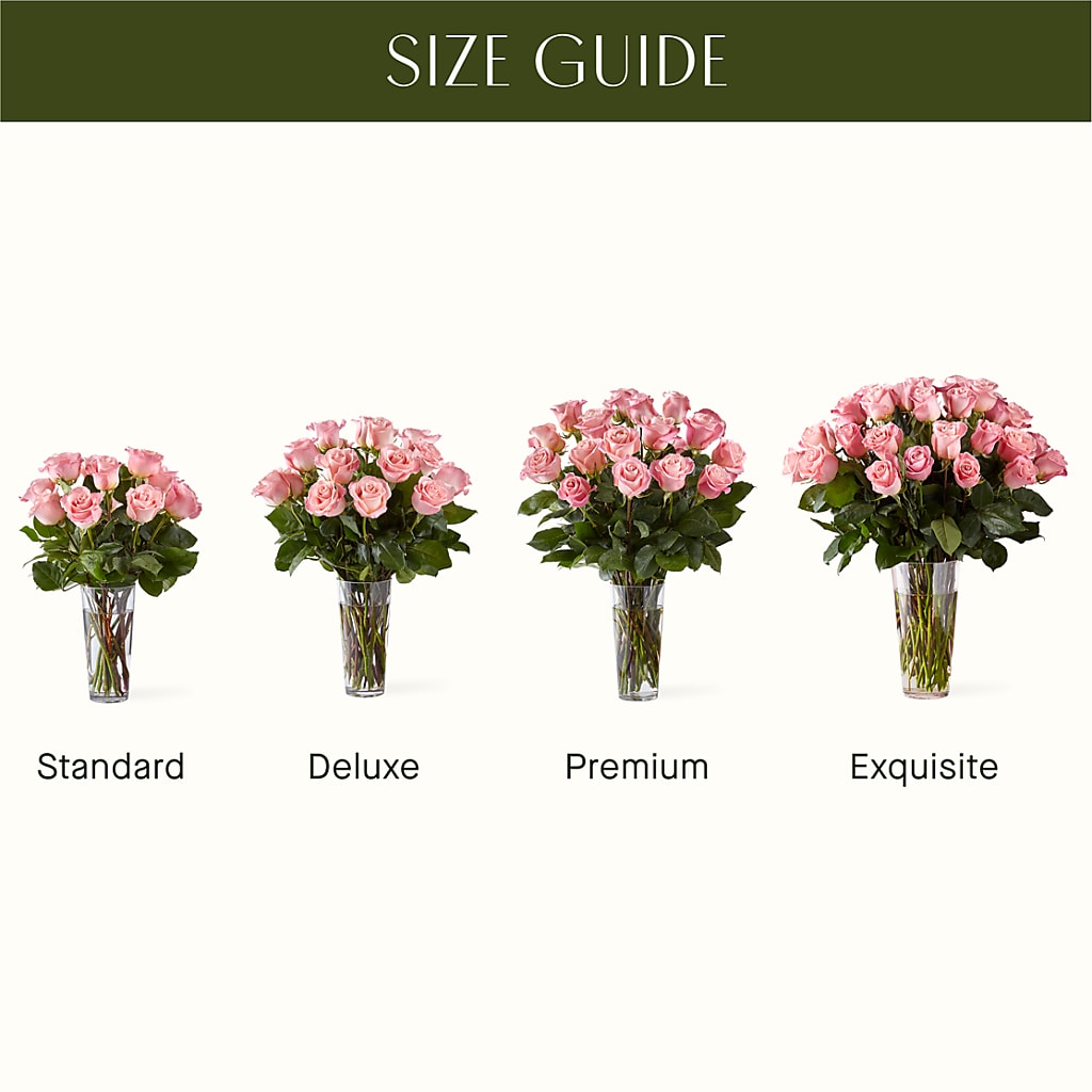 Long Stem Pink Rose Bouquet – The Rusty Willow, Grove OK