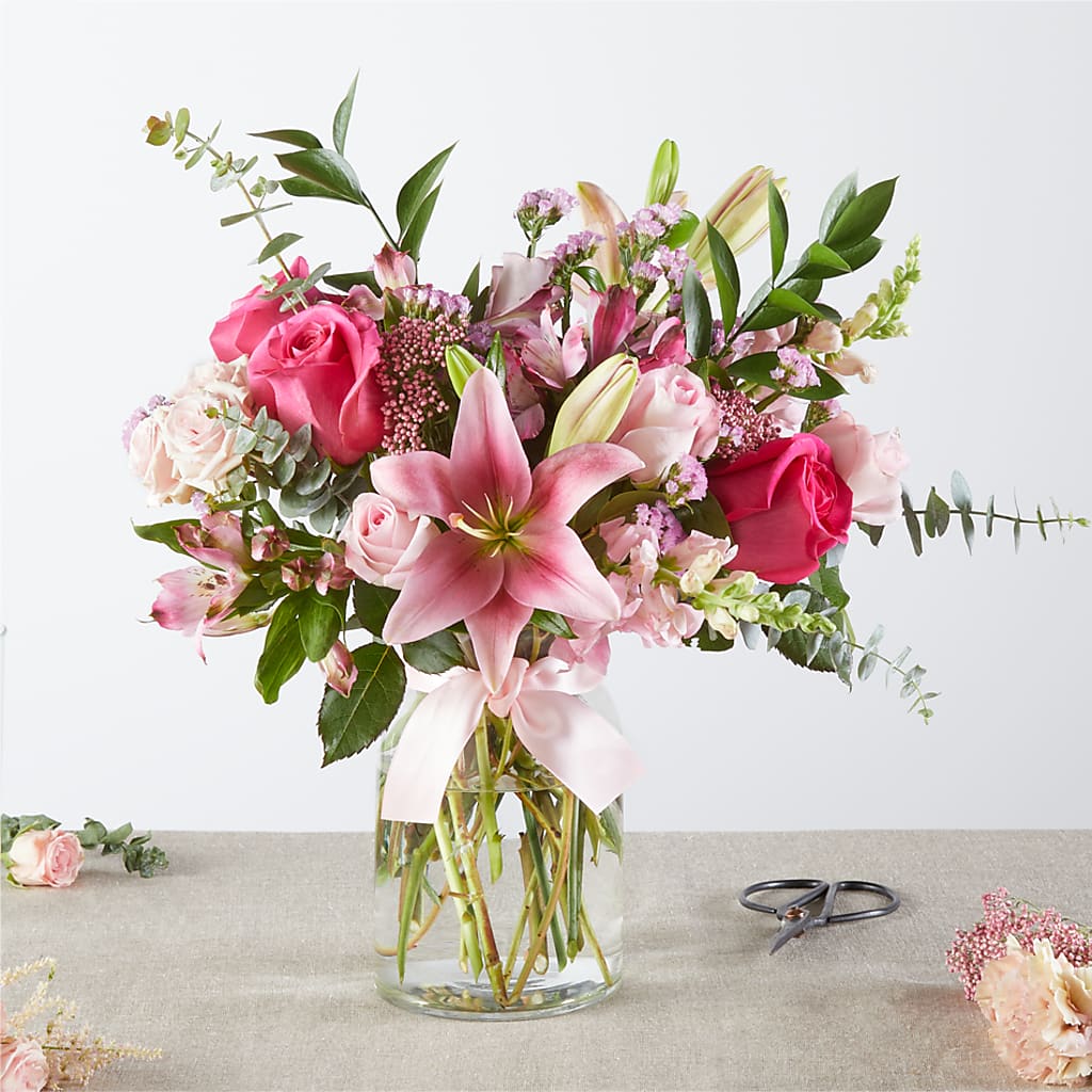 Pink Ribbon - A Florist Original – The Rusty Willow, Grove OK