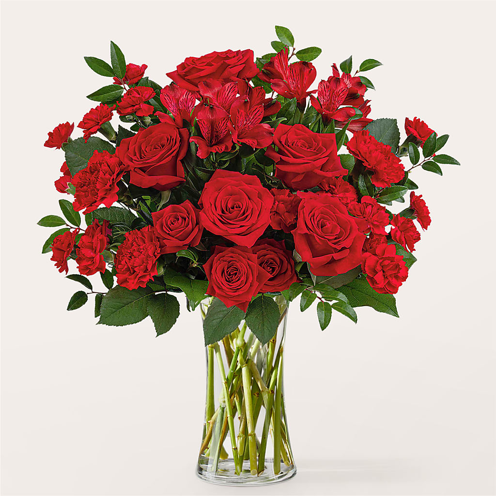Brilliant Ruby Bouquet – The Rusty Willow, Grove OK