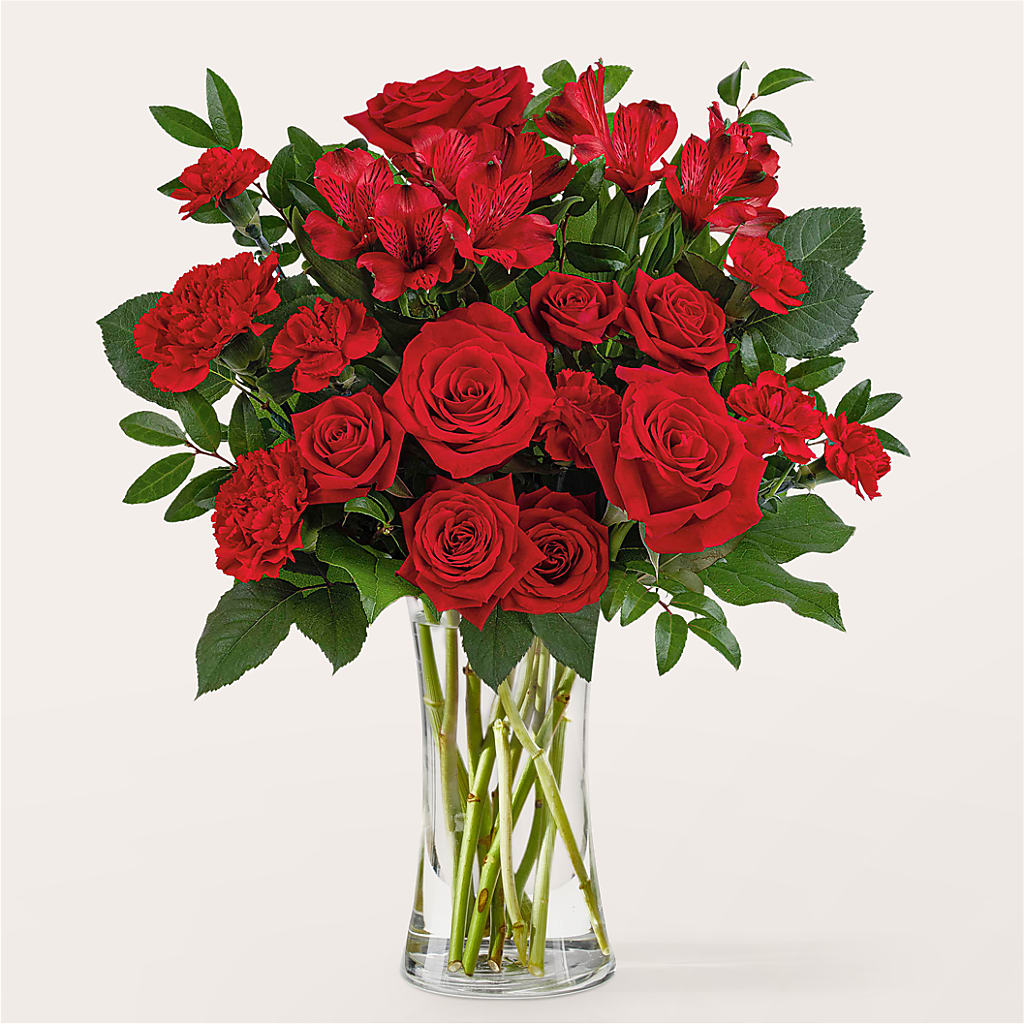Brilliant Ruby Bouquet – The Rusty Willow, Grove OK