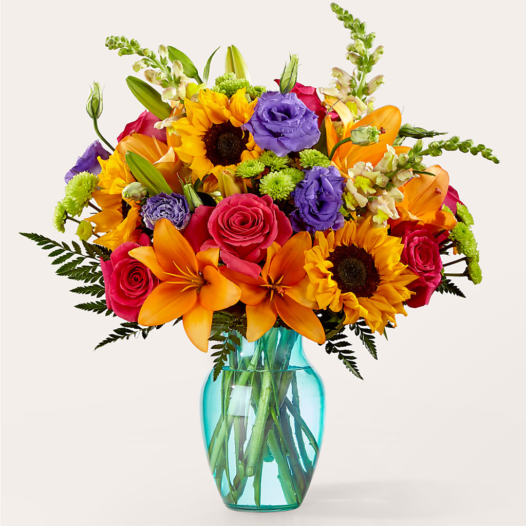 Double Rainbow Bouquet – The Rusty Willow, Grove OK