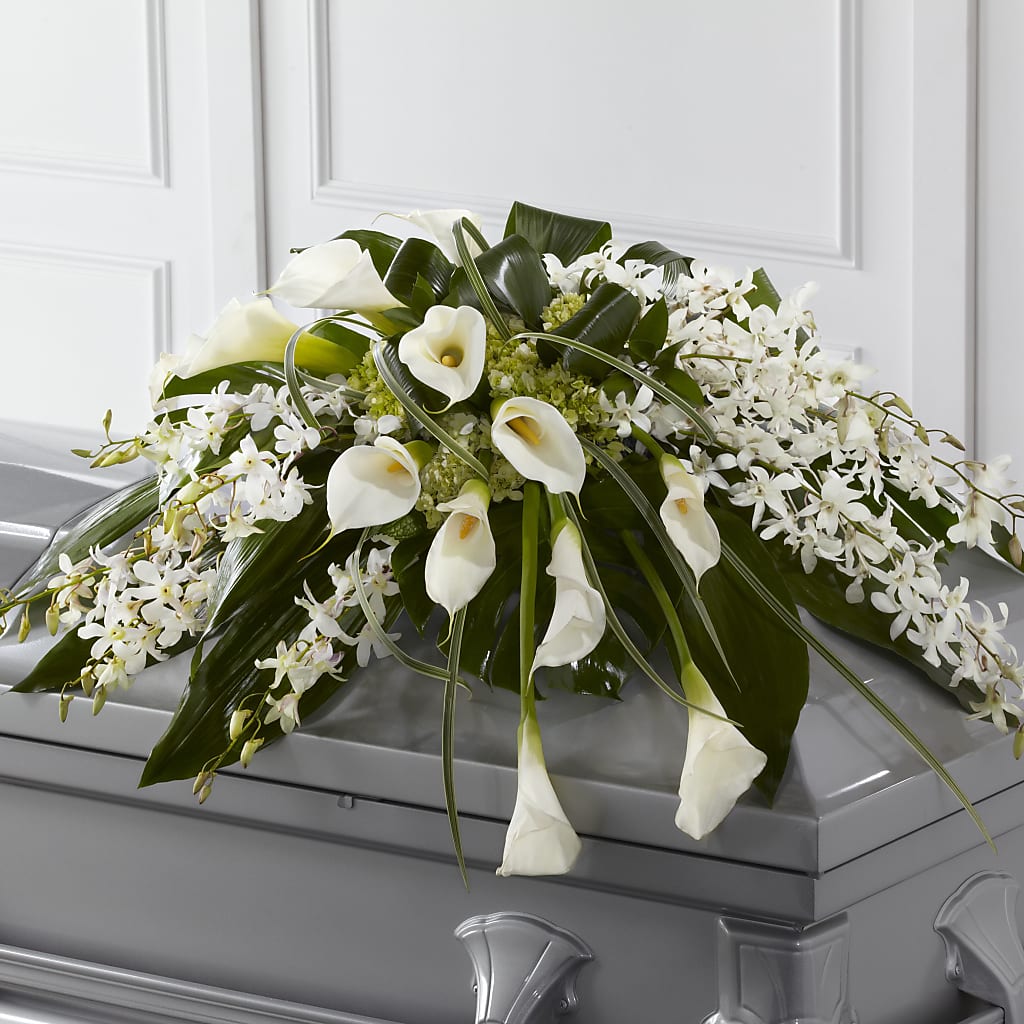 Angel Wings Casket Spray – The Rusty Willow, Grove OK
