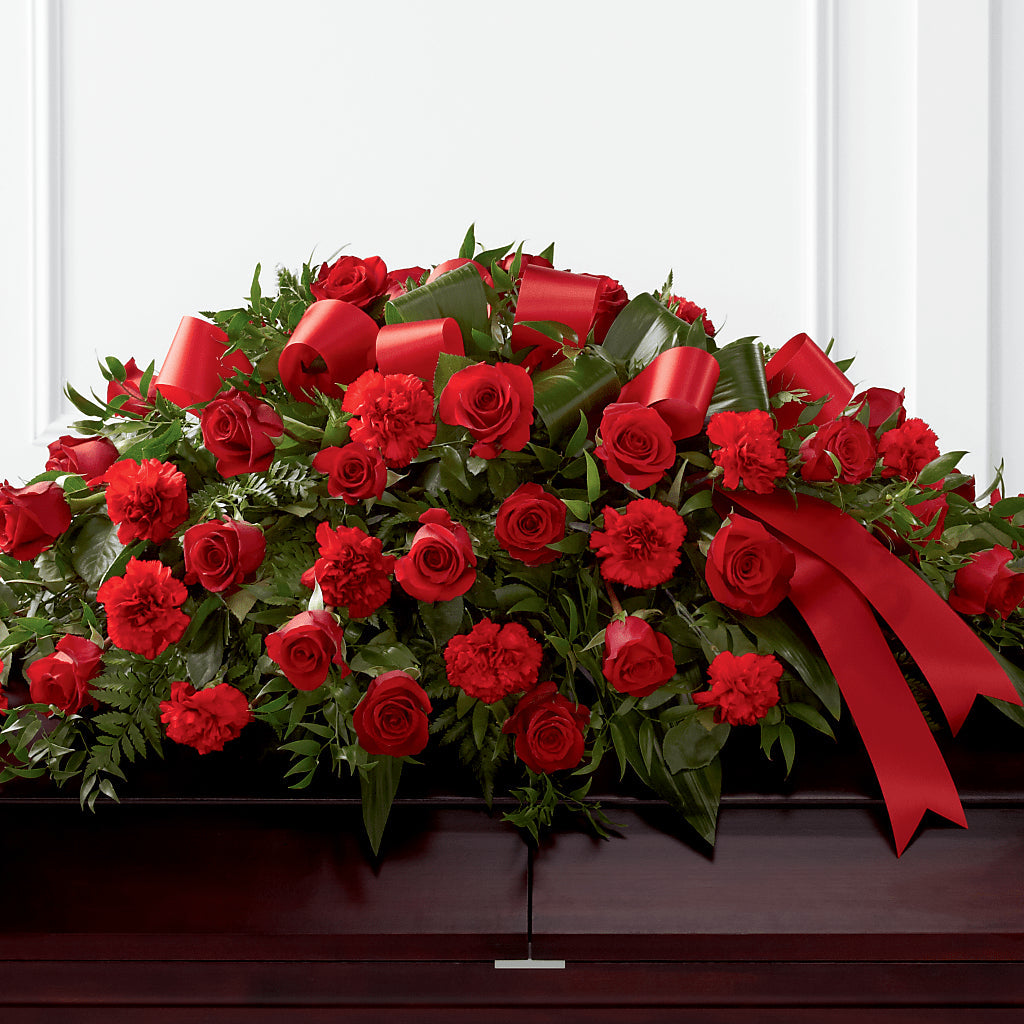 Tribute of Life Casket Spray – The Rusty Willow, Grove OK