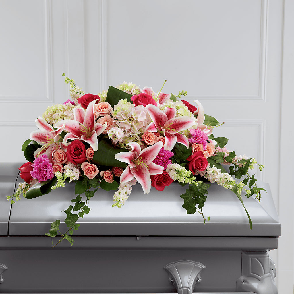 Splendid Grace Casket Spray – The Rusty Willow, Grove OK