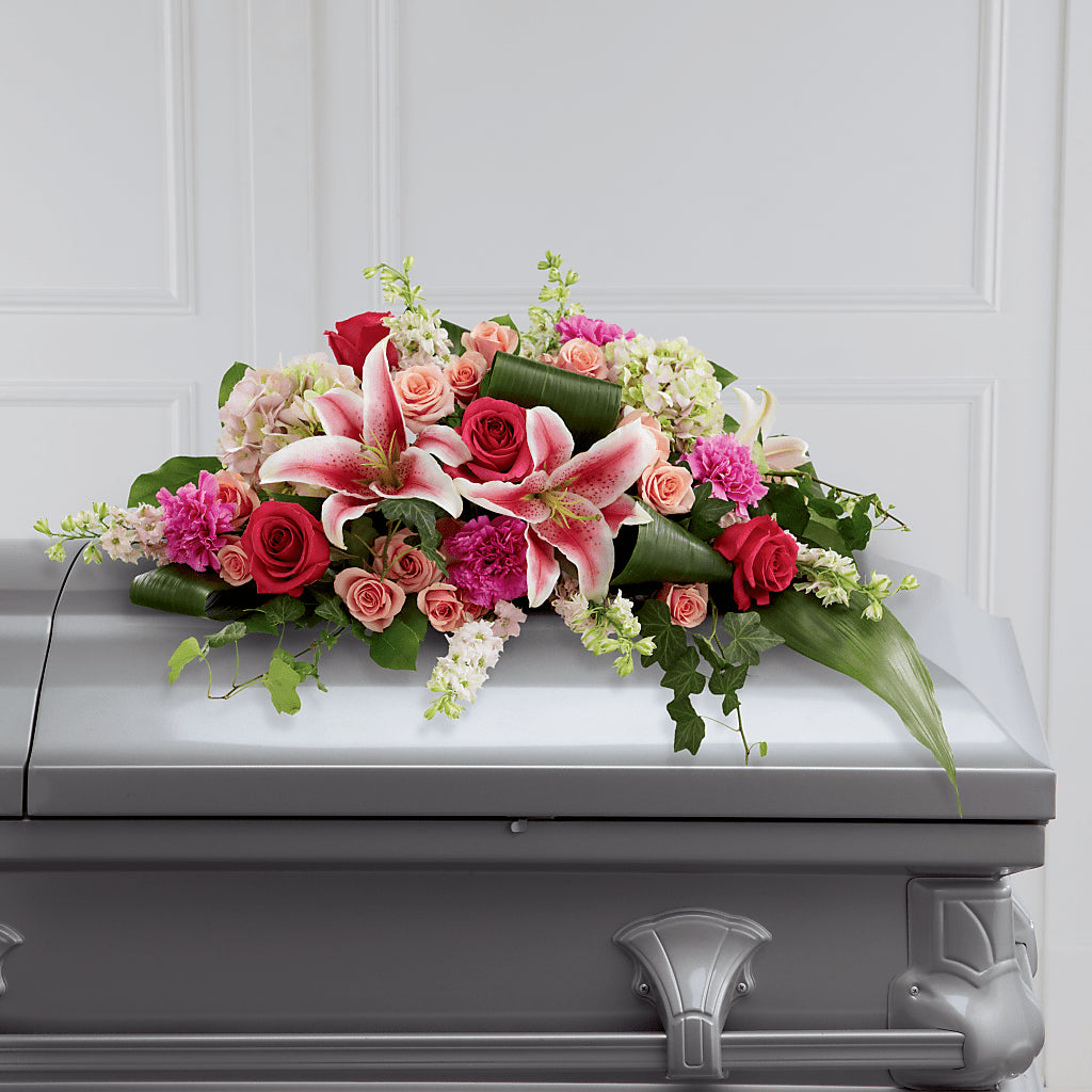 Splendid Grace Casket Spray – The Rusty Willow, Grove OK