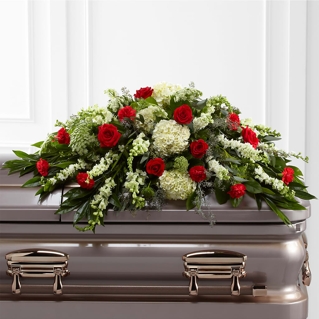 Sincerity Casket Spray – The Rusty Willow, Grove OK