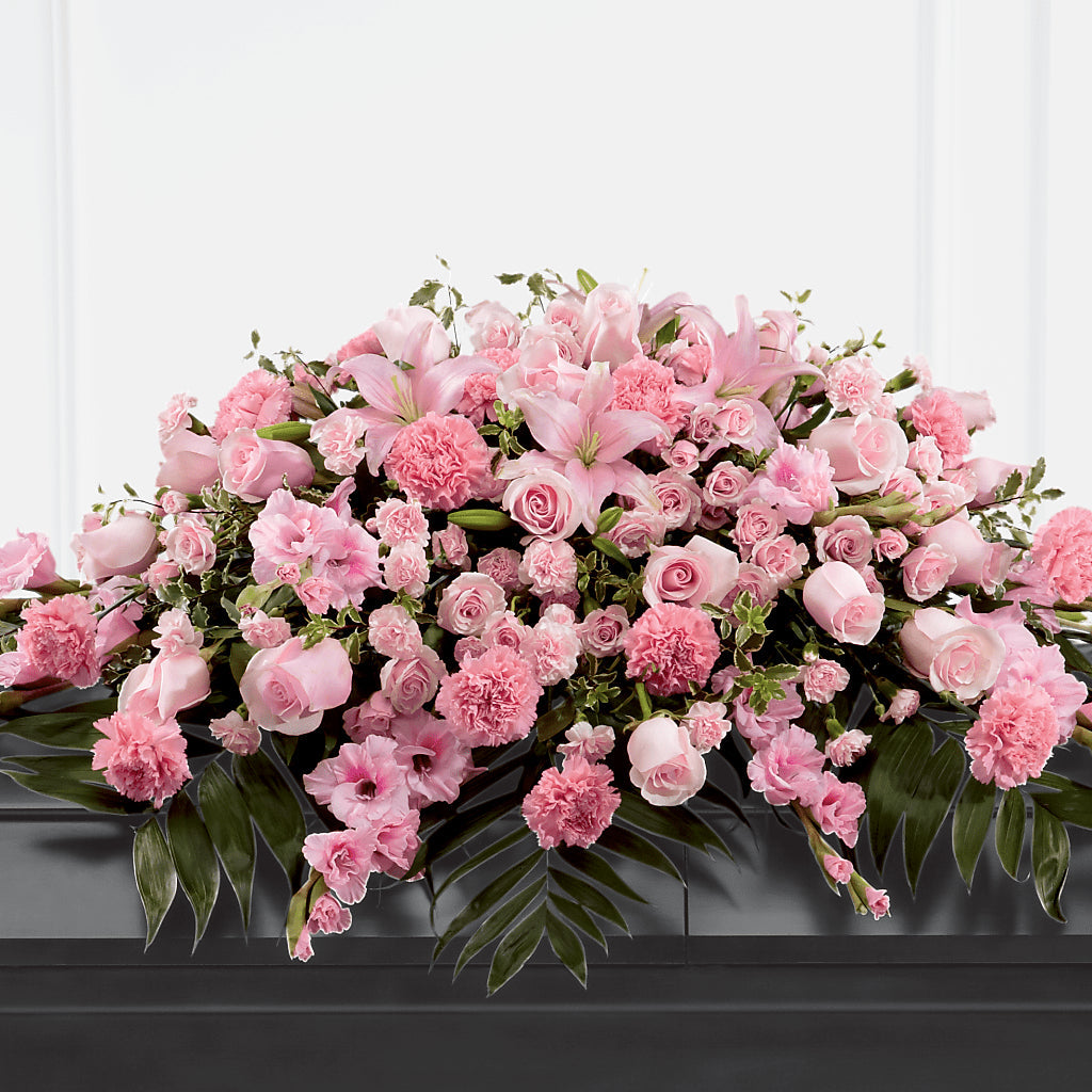Garden of Comfort Casket Spray (Standard) – The Rusty Willow, Grove OK