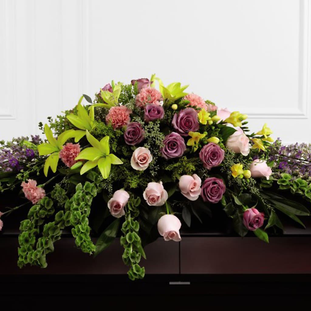 Forever Beloved Casket Spray – The Rusty Willow, Grove OK