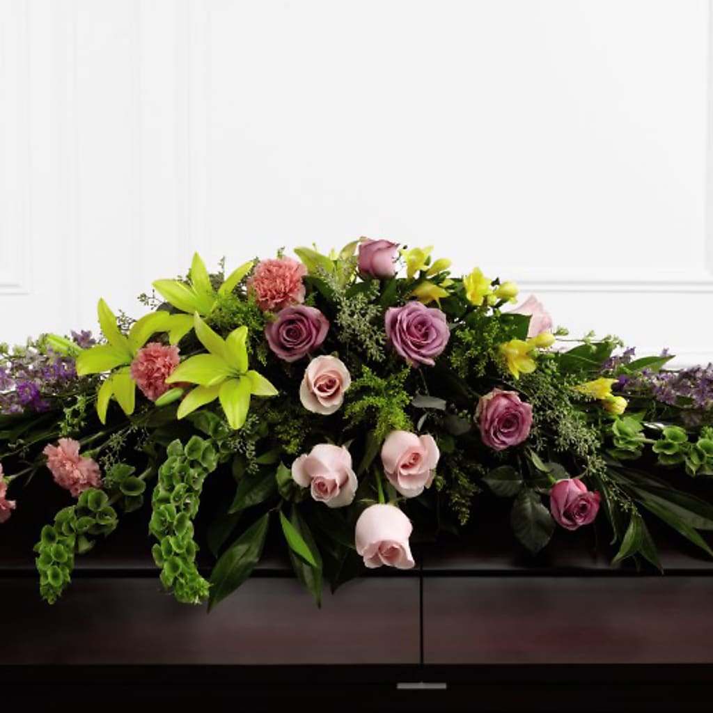 Forever Beloved Casket Spray – The Rusty Willow, Grove OK
