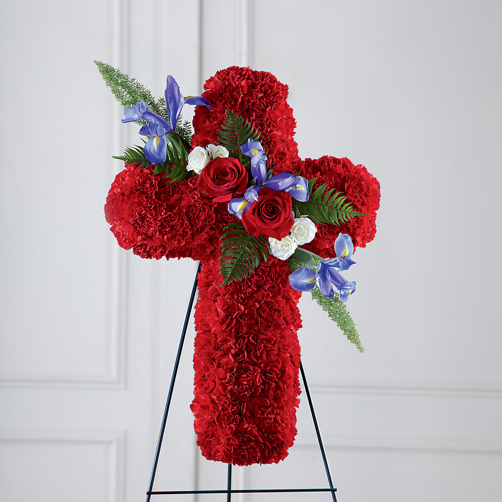 Faithful Hero Floral Cross – The Rusty Willow, Grove OK