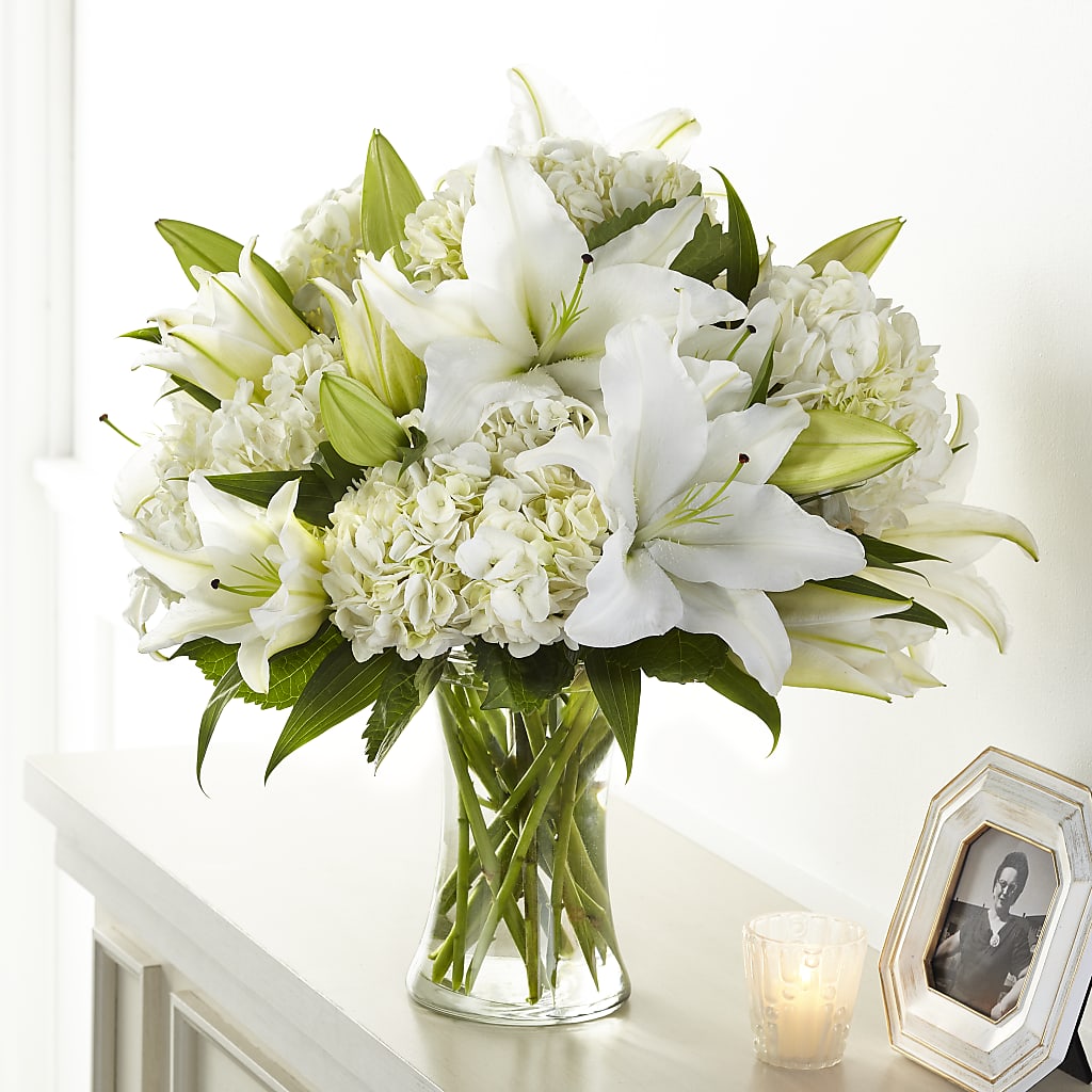 Compassionate Lily Bouquet – The Rusty Willow, Grove OK