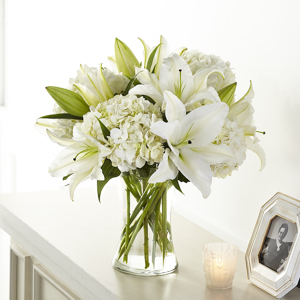 Compassionate Lily Bouquet – The Rusty Willow, Grove OK