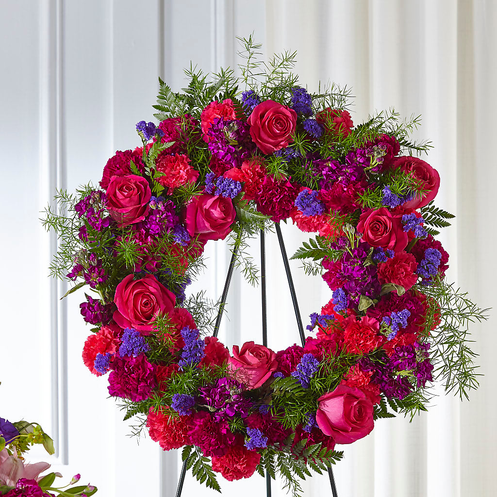 Calming Colors Wreath – The Rusty Willow, Grove OK