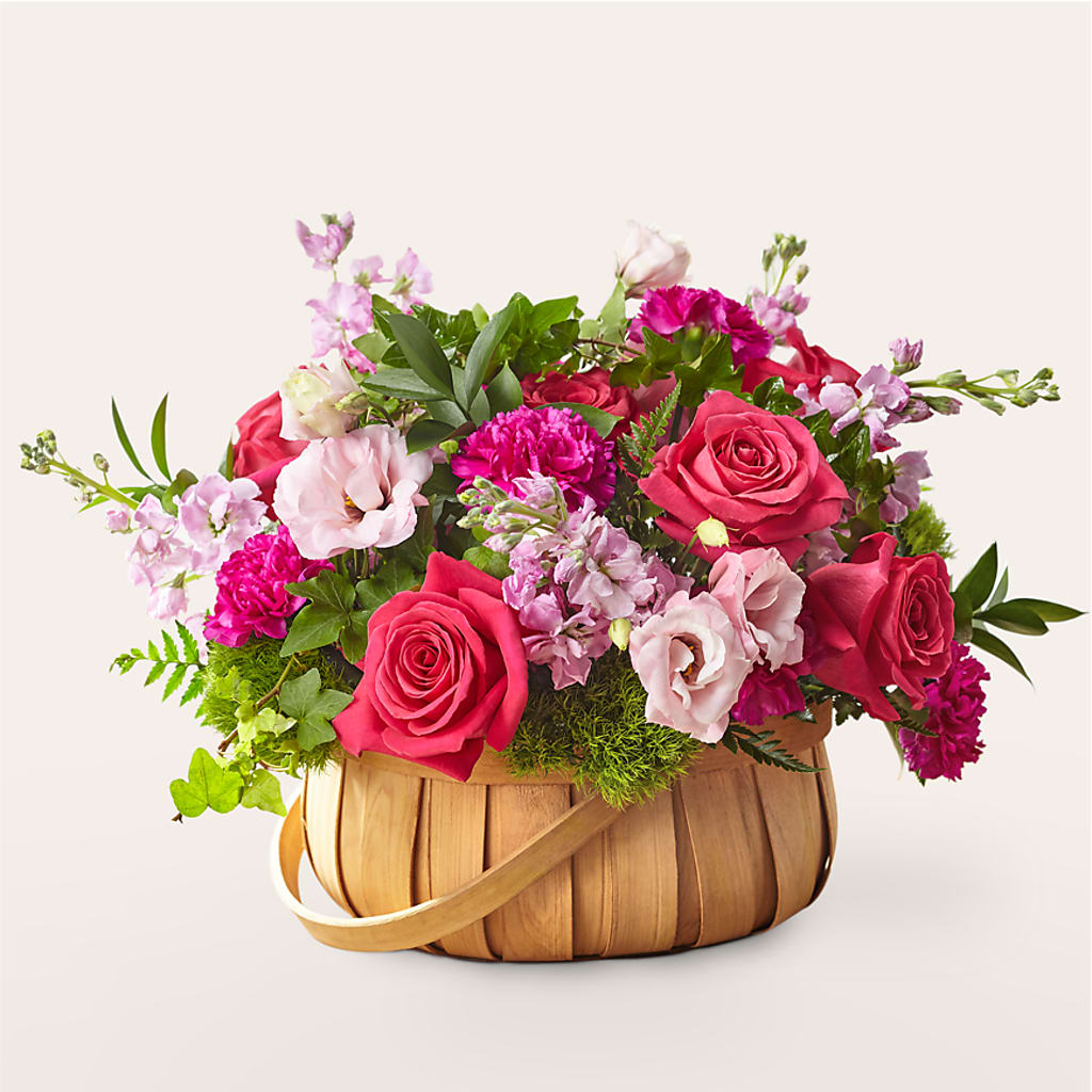 Radiance in Bloom Basket – The Rusty Willow, Grove OK