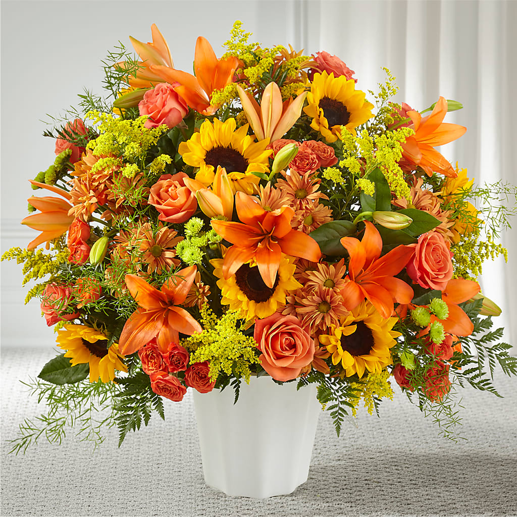 Harvest Thoughts Floor Basket – The Rusty Willow, Grove OK