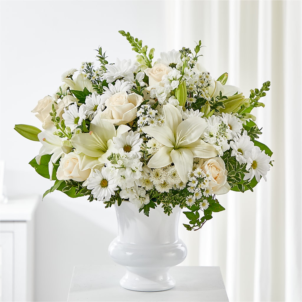 Uplifting Urn Arrangement – The Rusty Willow, Grove OK