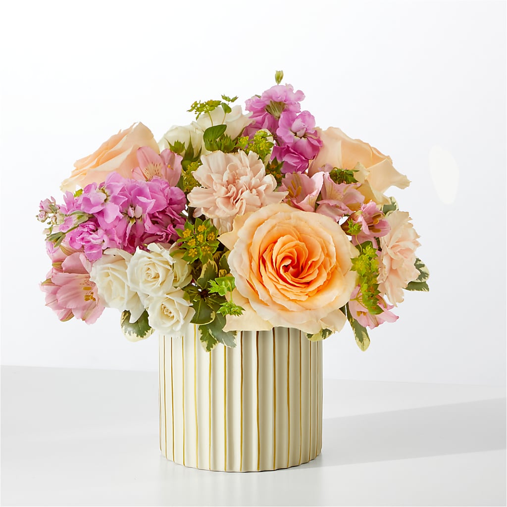 Paradise Bouquet with Ivory Vase – The Rusty Willow, Grove OK