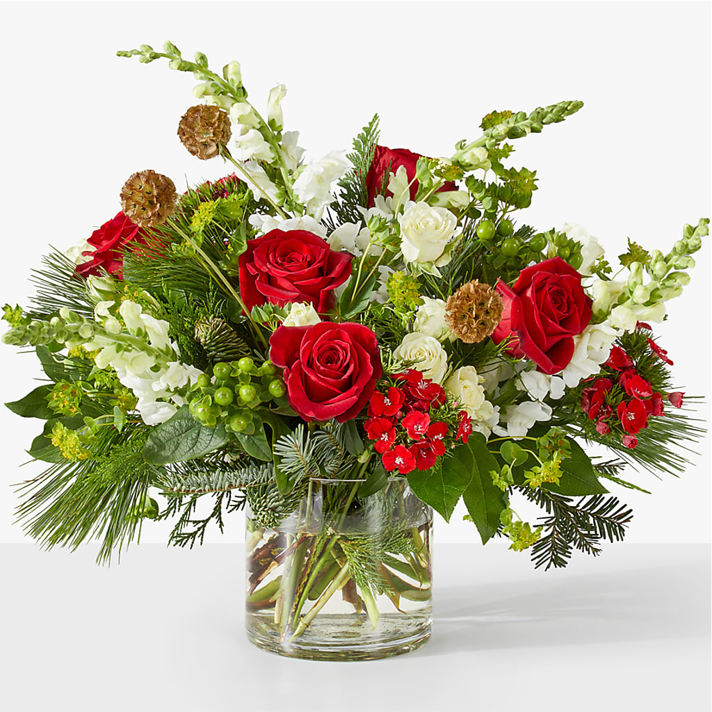 Deck the Halls Bouquet – The Rusty Willow, Grove OK