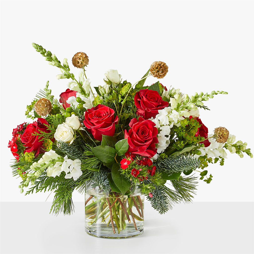 Deck the Halls Bouquet – The Rusty Willow, Grove OK