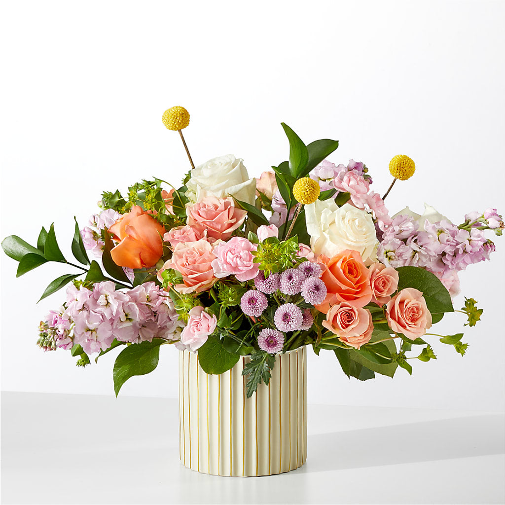 French Market Bouquet with Ivory Vase – The Rusty Willow, Grove OK