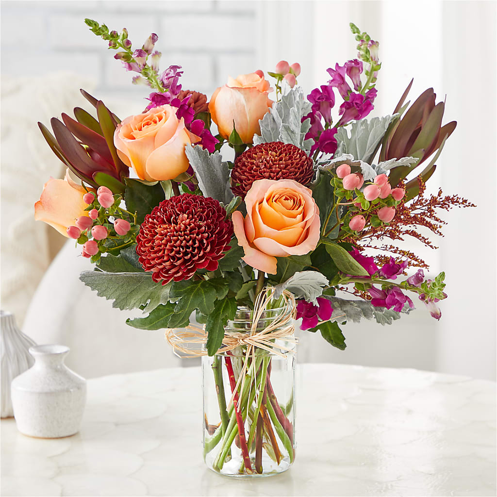 Moody Hues Bouquet – The Rusty Willow, Grove OK
