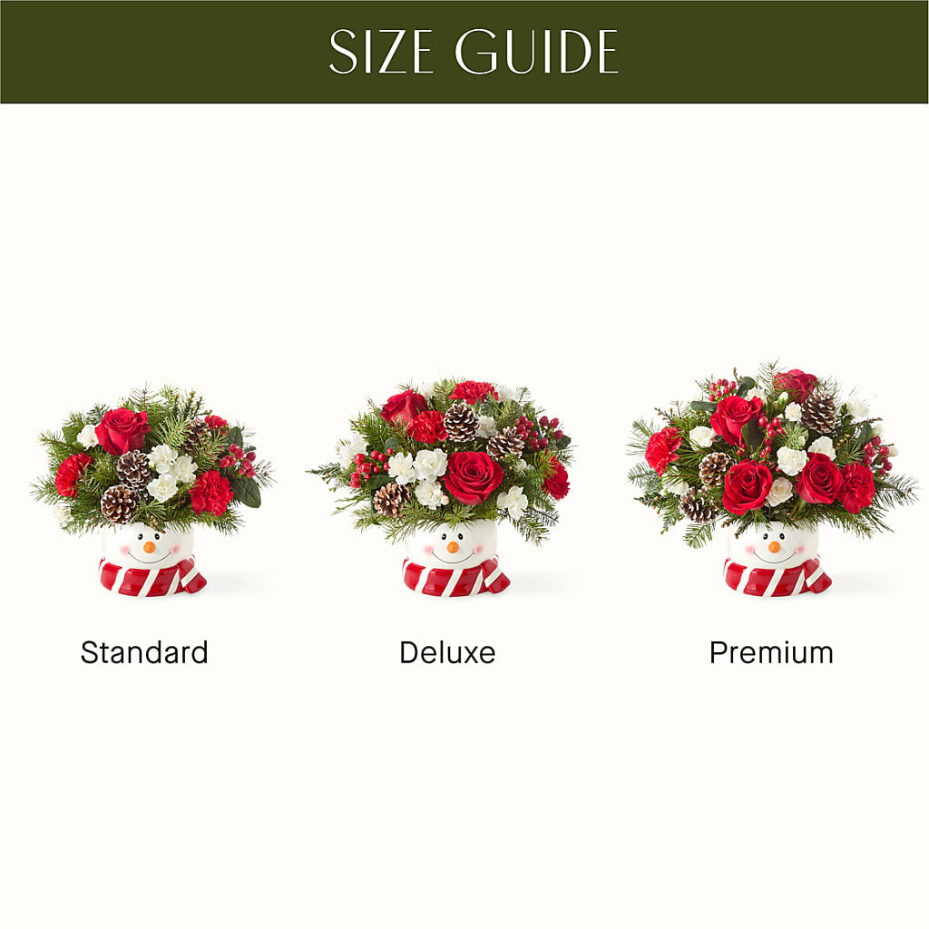 Jolly Snowman Bouquet –  The Rusty Willow, Grove OK