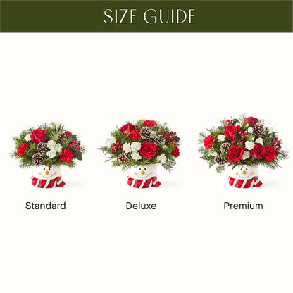 Jolly Snowman Bouquet –  The Rusty Willow, Grove OK