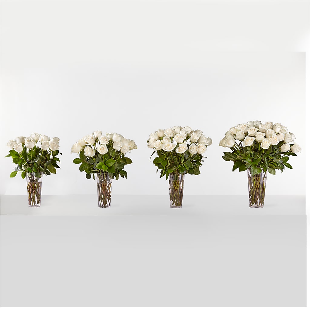 Long Stem White Rose Bouquet –  The Rusty Willow, Grove OK