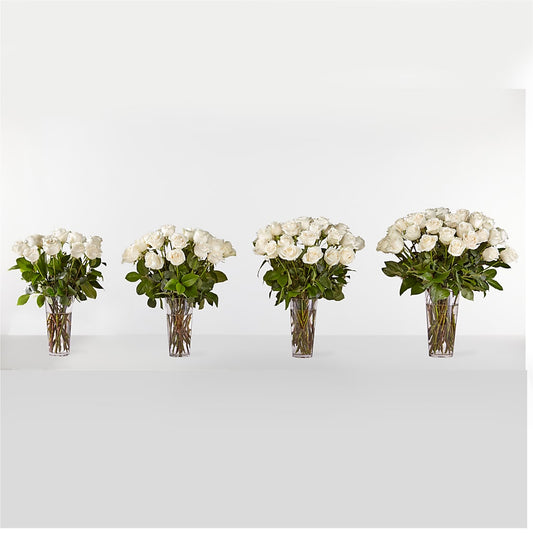 Long Stem White Rose Bouquet –  The Rusty Willow, Grove OK
