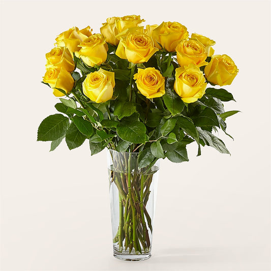 Long Stem Yellow Rose Bouquet –  The Rusty Willow, Grove OK