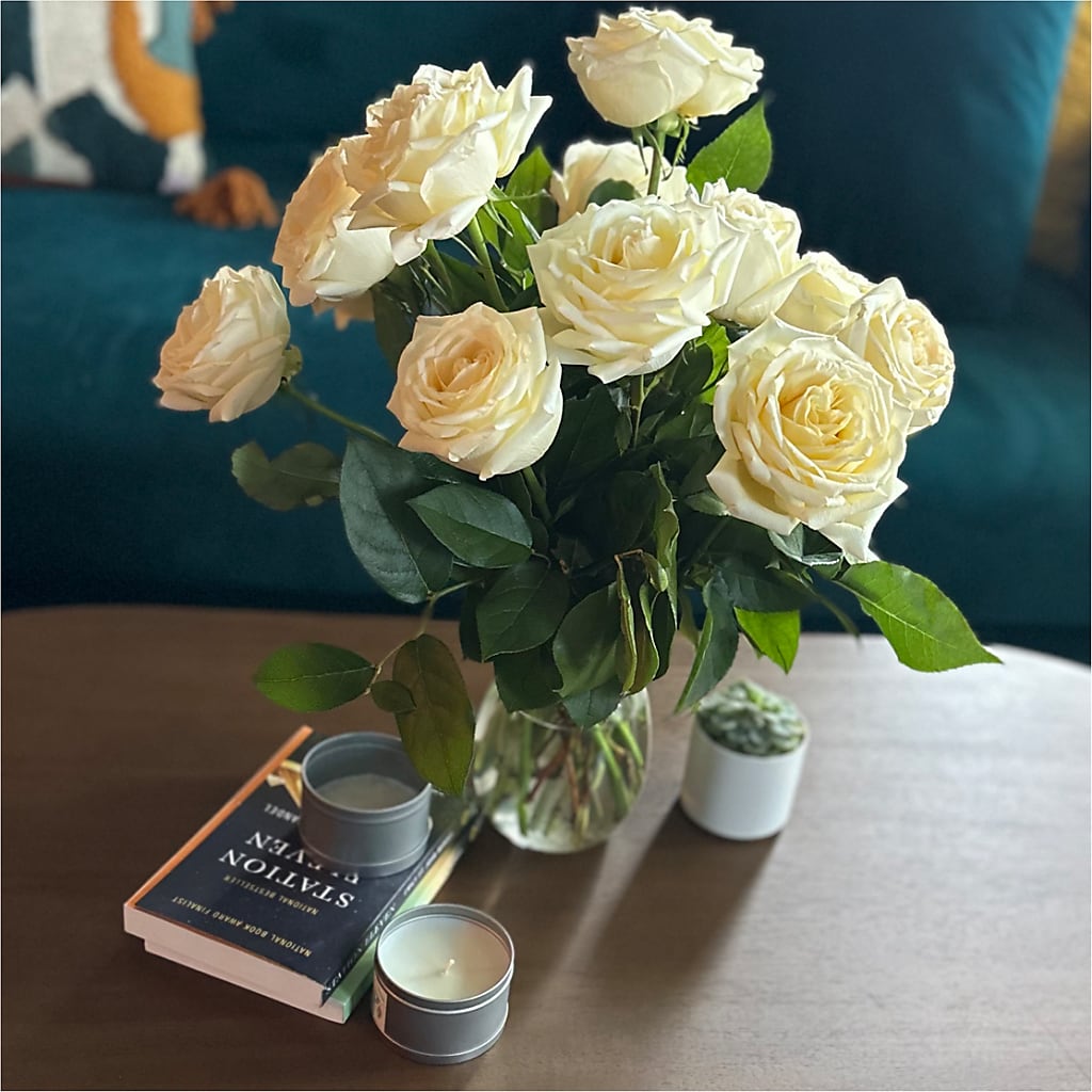 Long Stem Yellow Rose Bouquet –  The Rusty Willow, Grove OK