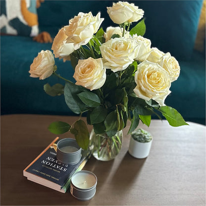 Long Stem Yellow Rose Bouquet –  The Rusty Willow, Grove OK