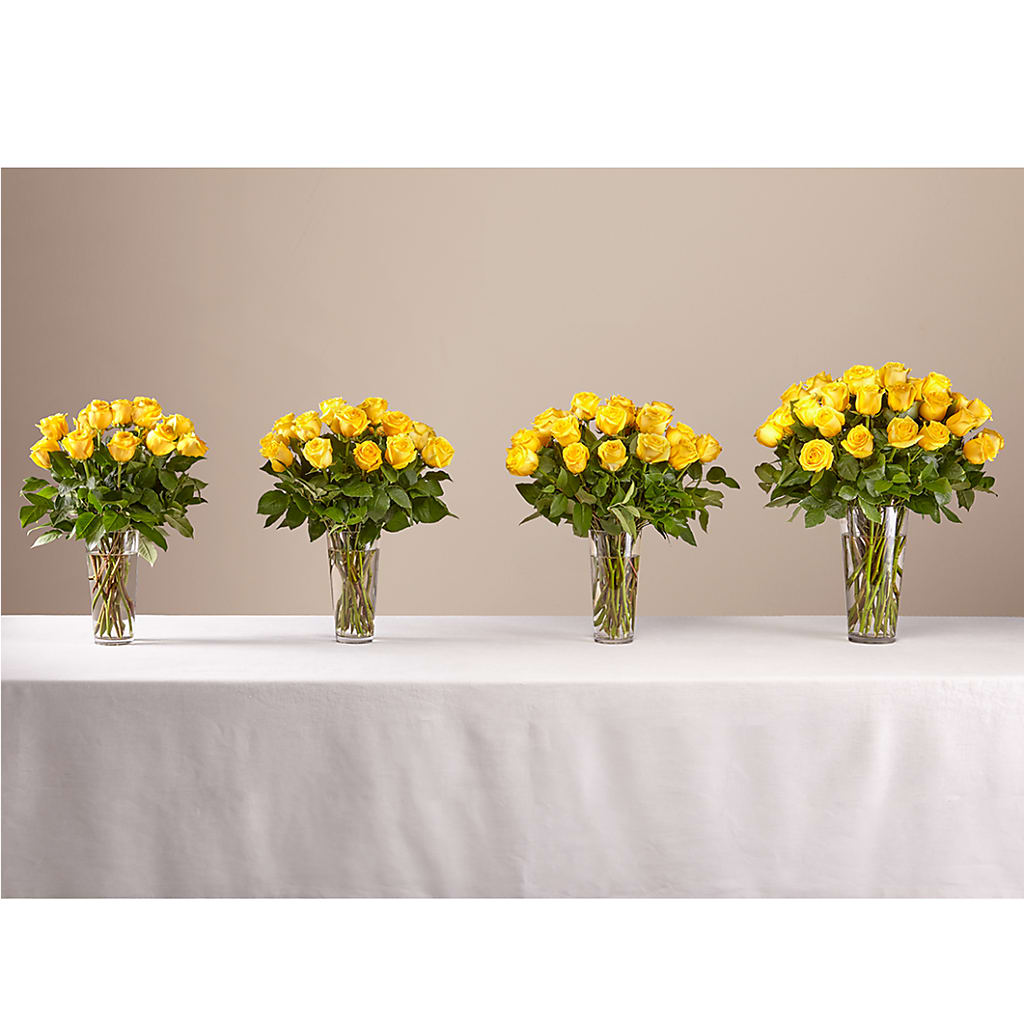 Long Stem Yellow Rose Bouquet –  The Rusty Willow, Grove OK