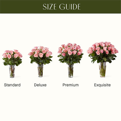 Long Stem Pink Rose Bouquet –  The Rusty Willow, Grove OK