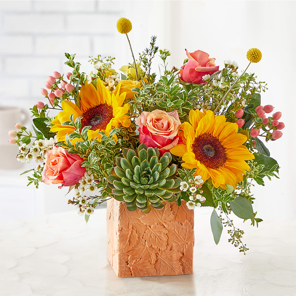 Sunflower Season Bouquet –  The Rusty Willow, Grove OK