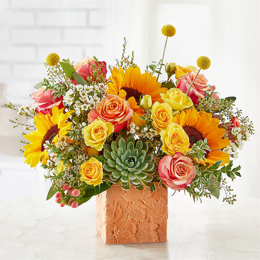 Sunflower Season Bouquet –  The Rusty Willow, Grove OK
