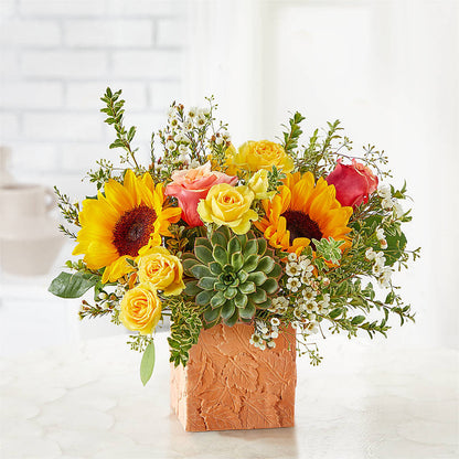 Sunflower Season Bouquet –  The Rusty Willow, Grove OK