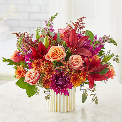 Burgundy Landscape Bouquet –  The Rusty Willow, Grove OK