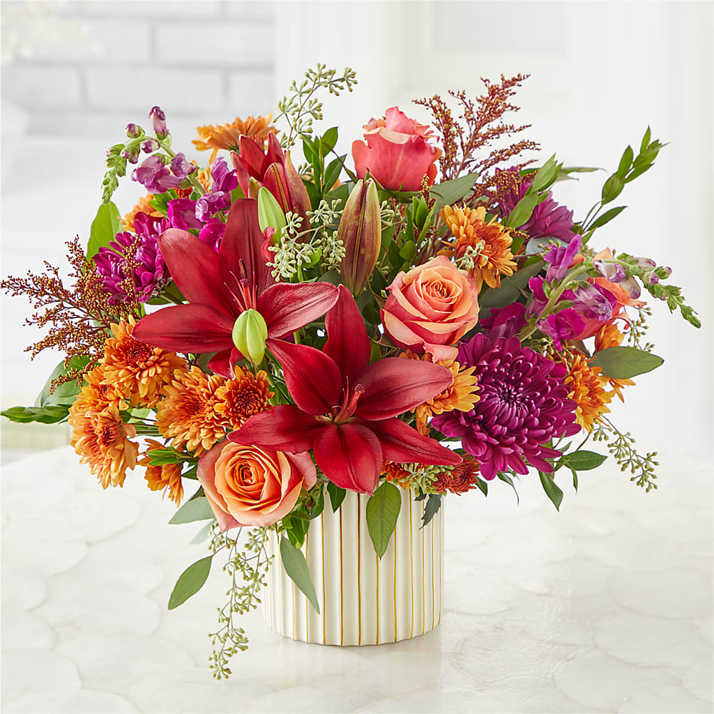 Burgundy Landscape Bouquet –  The Rusty Willow, Grove OK