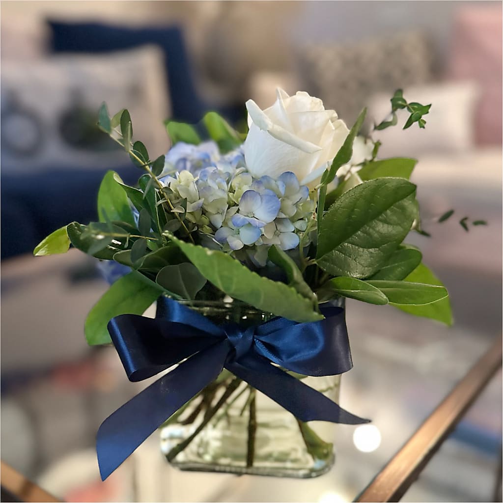 Sky Blue Delight Bouquet –  The Rusty Willow, Grove OK