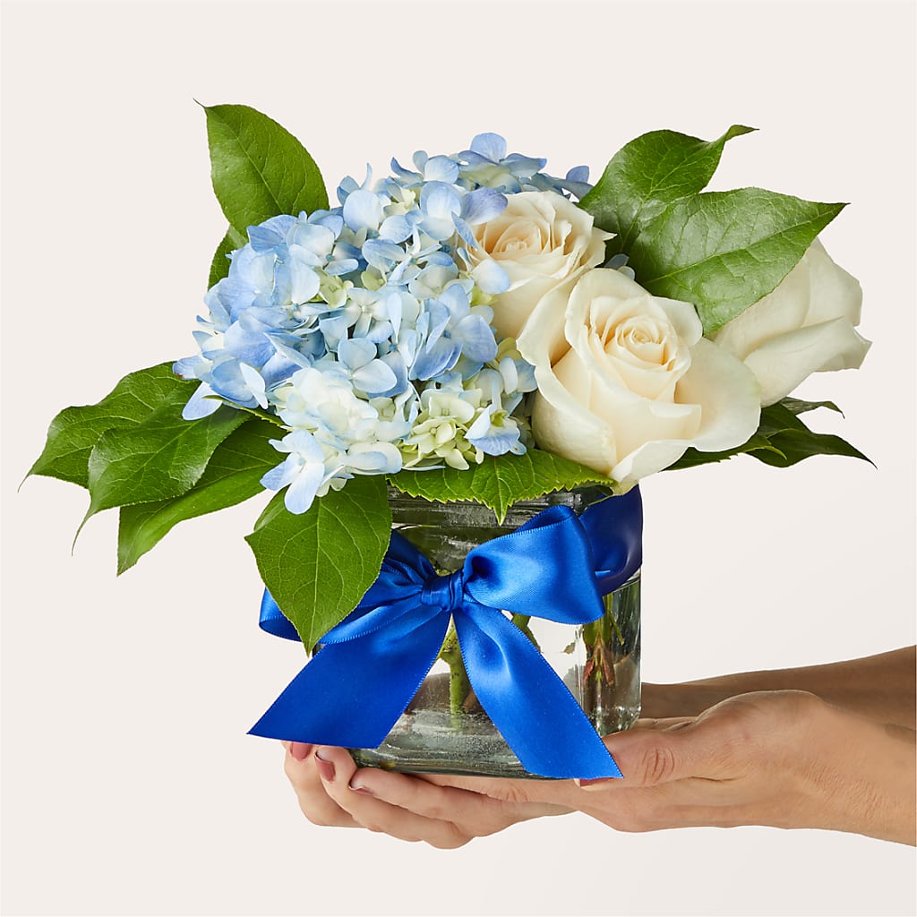 Sky Blue Delight Bouquet –  The Rusty Willow, Grove OK