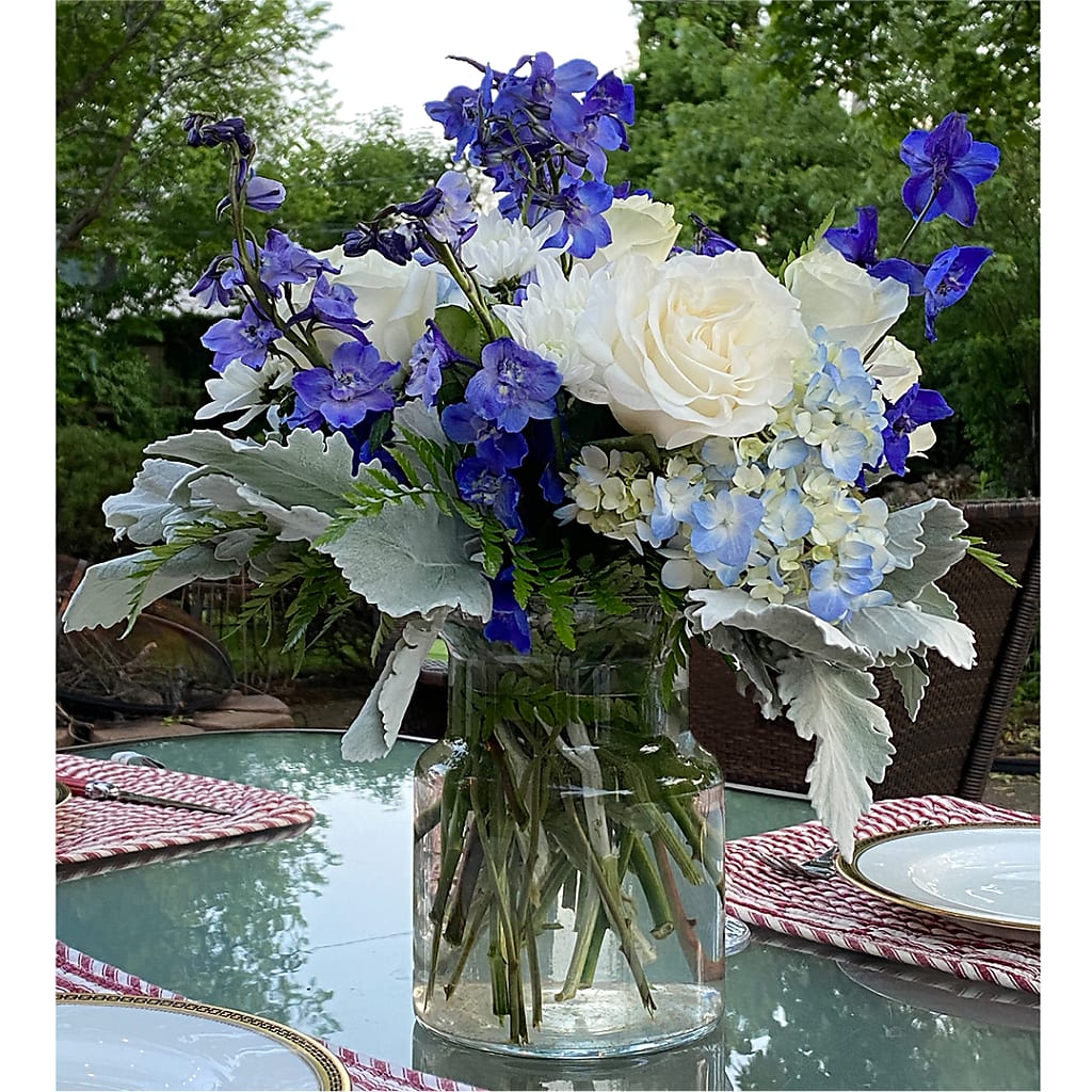 Clear Skies Bouquet –  The Rusty Willow, Grove OK