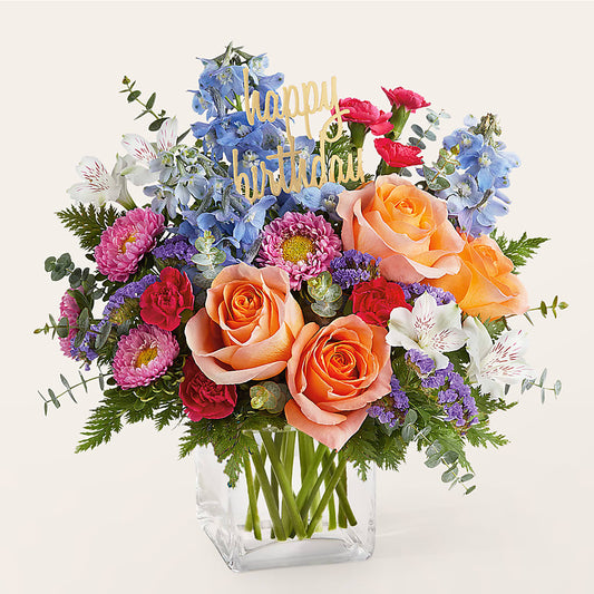 Birthday Bash Bouquet –  The Rusty Willow, Grove OK
