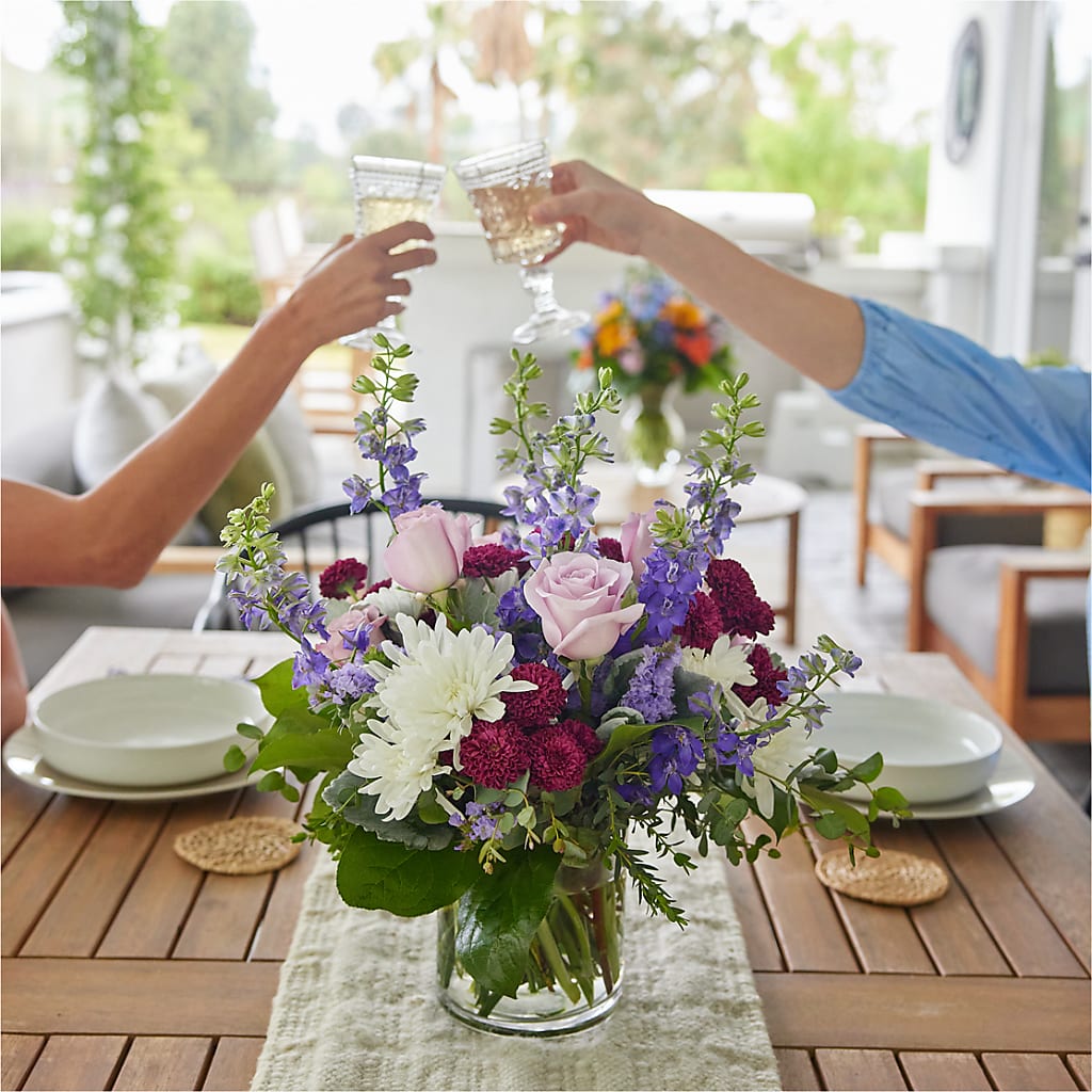 Violet Frost Bouquet –  The Rusty Willow, Grove OK